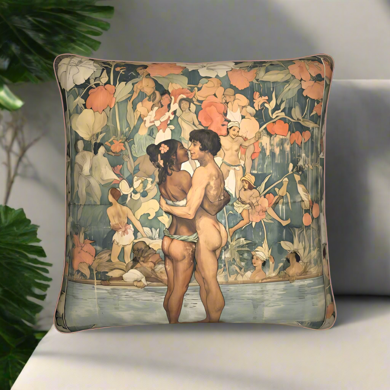 Lover's Embrace ~ Cushion Pillow Cover